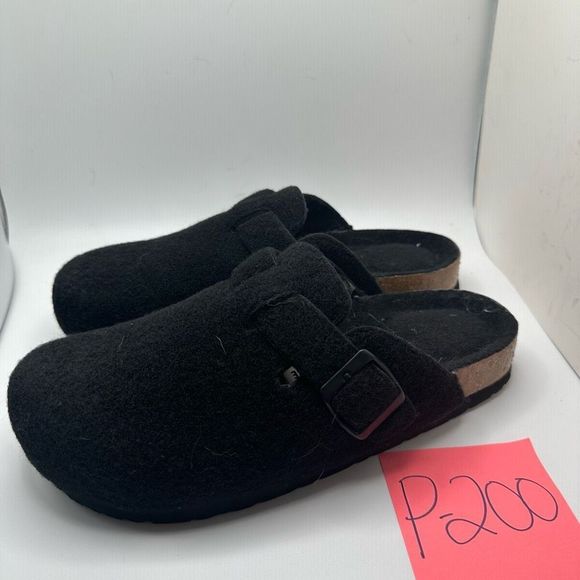 CUSHIONAIRE Womens Clog 8 BLACK - Picture 3 of 7